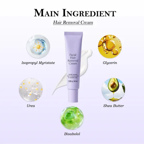 🔥Gentle and Painless Facial Hair Removal Cream (🎁Buy more save more)