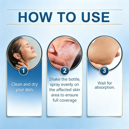 Dermynex™ Psoriasis & Eczema Relief Spray — Advanced Skin Recovery Mist with Bee Venom & Omega-3