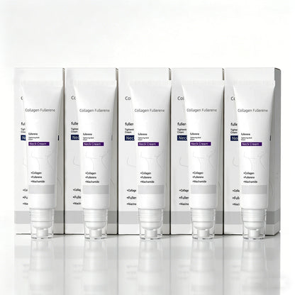 Roller Massage Neck Cream 🧴 Collagen & Hyaluronic Acid | Firms Neck, Reduces Wrinkles & Double Chin