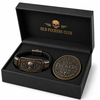 🔥 Today Only:Old-fuckers club bracelet/ coin