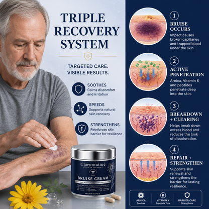 💥100K+ SOLD💕- ChewRoutine® Bruise Repair & Skin-Strengthening Cream