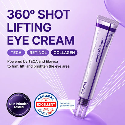Elorysa 360° Eye Cream – Instant Dark Circle Brightener & Rapid Anti-Puffiness & 360° Firming Wrinkle Reducer
