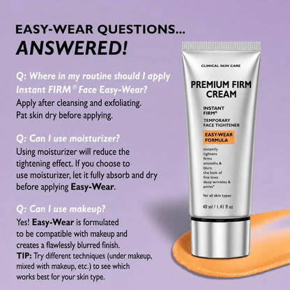 Instant Firming Temporary Face Tightener Easy-Wear Formula