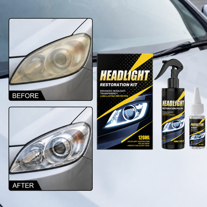 Professional Headlight Polish and Sealant Kit
