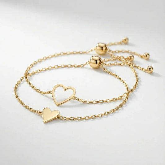 Matching Hearts Bracelet