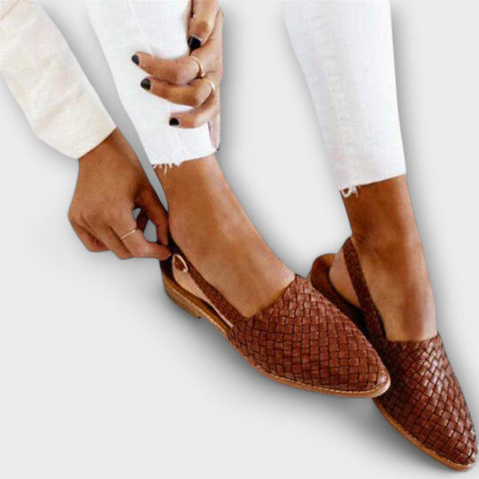 Aurora | Woven Slingback Loafer