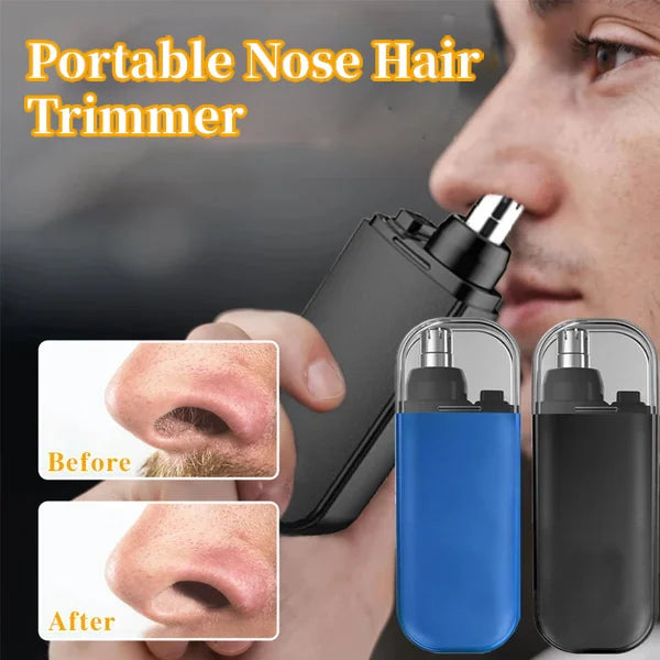 🎁 HOT SALE 50% OFF 💕 Rechargeable Portable Nose Hair Trimmer – Painless Precision, Built-In LED Light & USB-C Fast Charging – A Grooming Essential for Men ✨