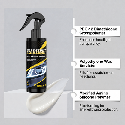 Professional Headlight Polish and Sealant Kit