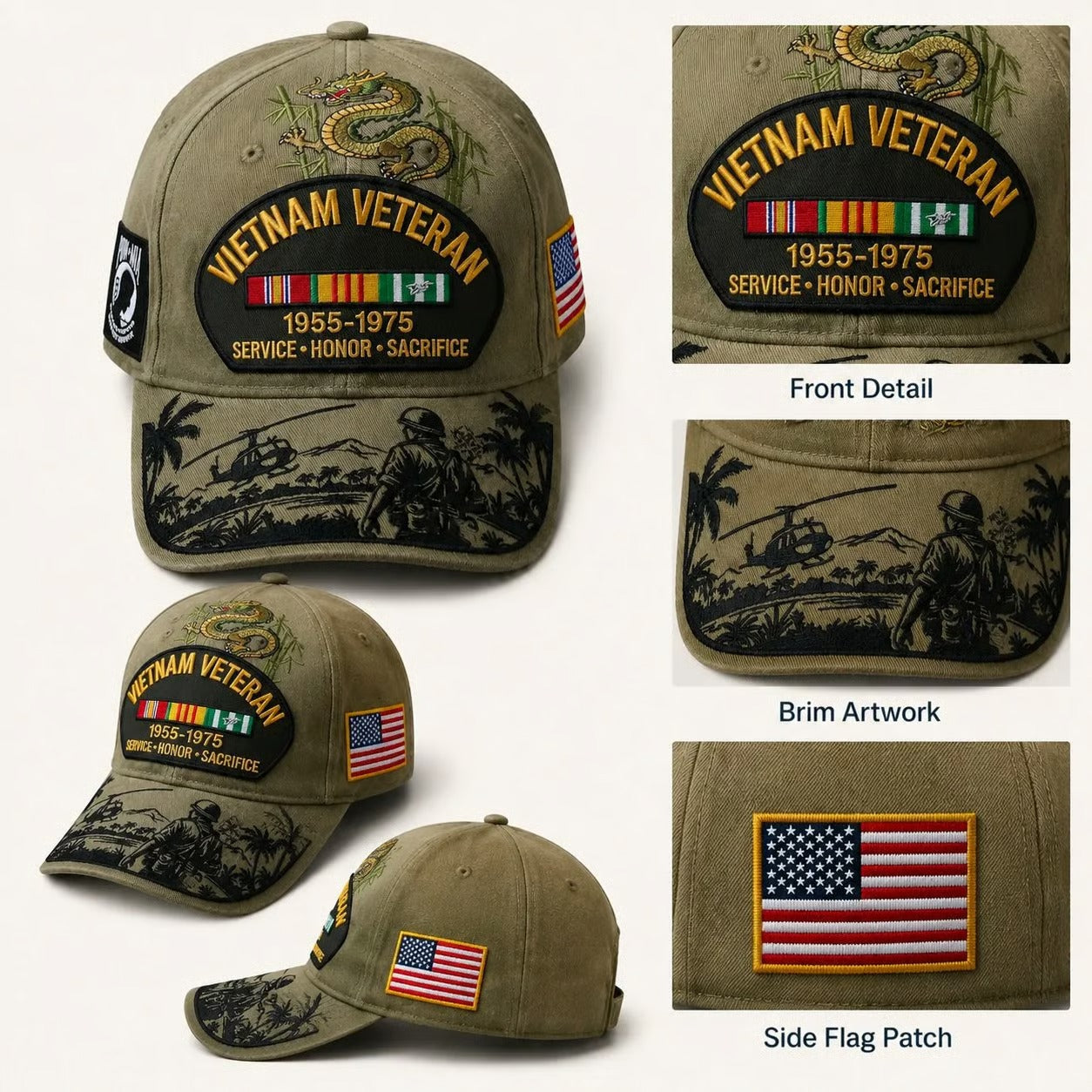 🎖️ - Vietnam Veteran Tribute Cap